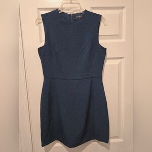 SOLD French Connection Tailored Sleeveless Dress, Dark Teal, 8